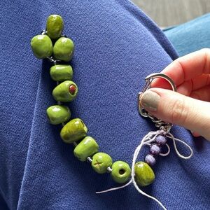 Handmade Olives Keychain